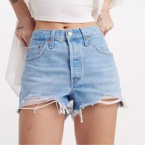 501® Original Fit High Rise Women's Shorts Button Fly Sz 20W